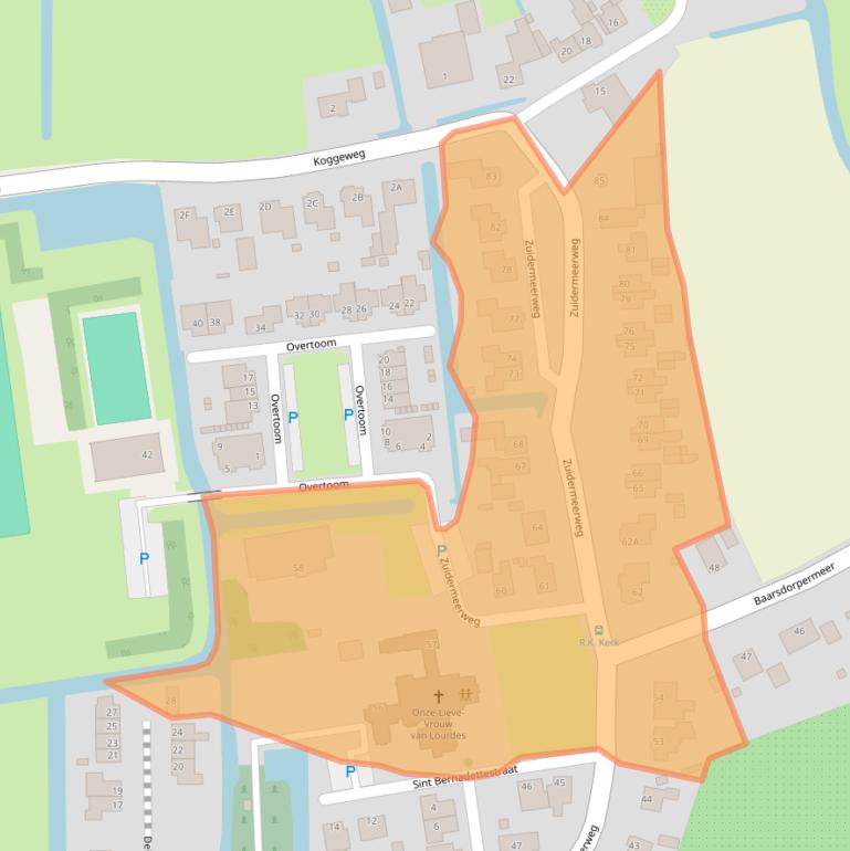 Kaart van postcodegebied 1652CV.