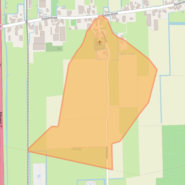 Kaart van postcodegebied 1654JP.