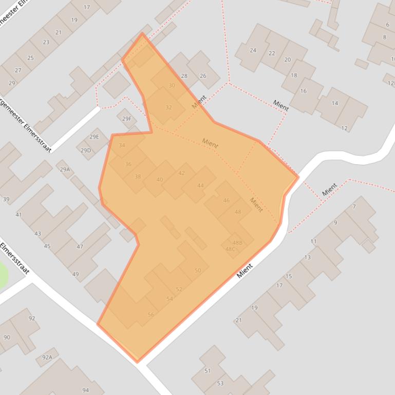 Kaart van postcodegebied 1655KS.