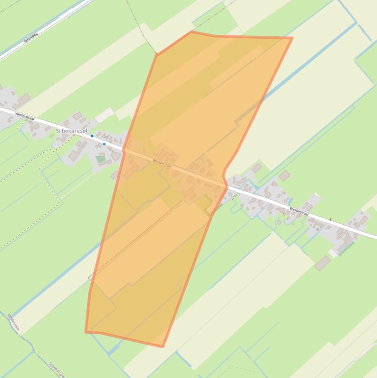 Kaart van postcodegebied 1655LC.