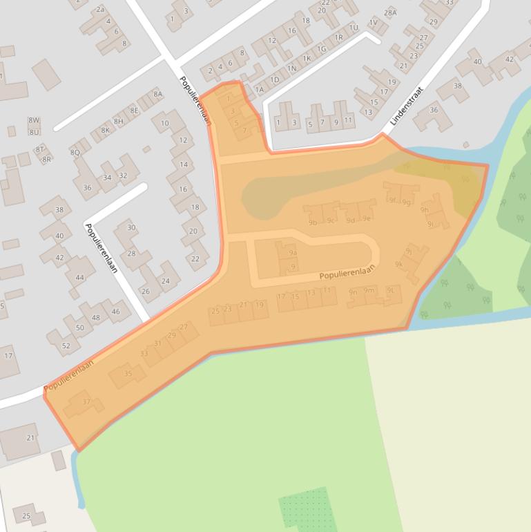 Kaart van postcodegebied 1657AL.