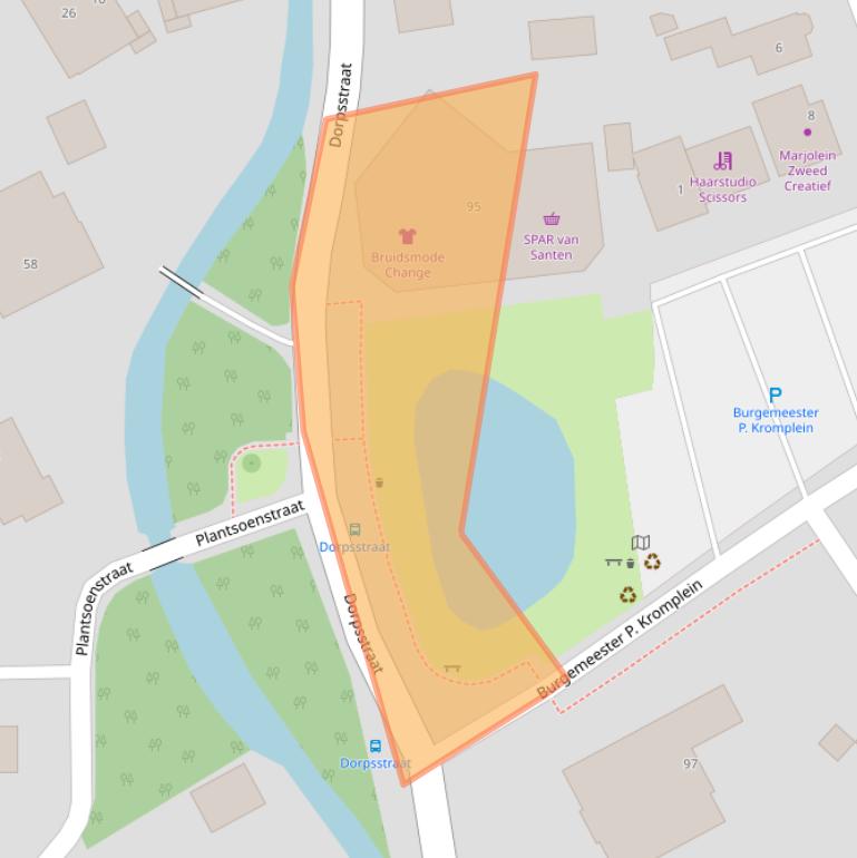 Kaart van postcodegebied 1657DD.