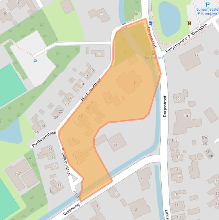 Kaart van postcodegebied 1657EA.