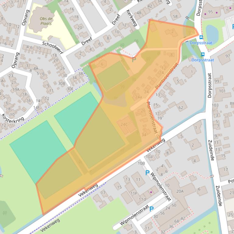 Kaart van postcodegebied 1657EB.