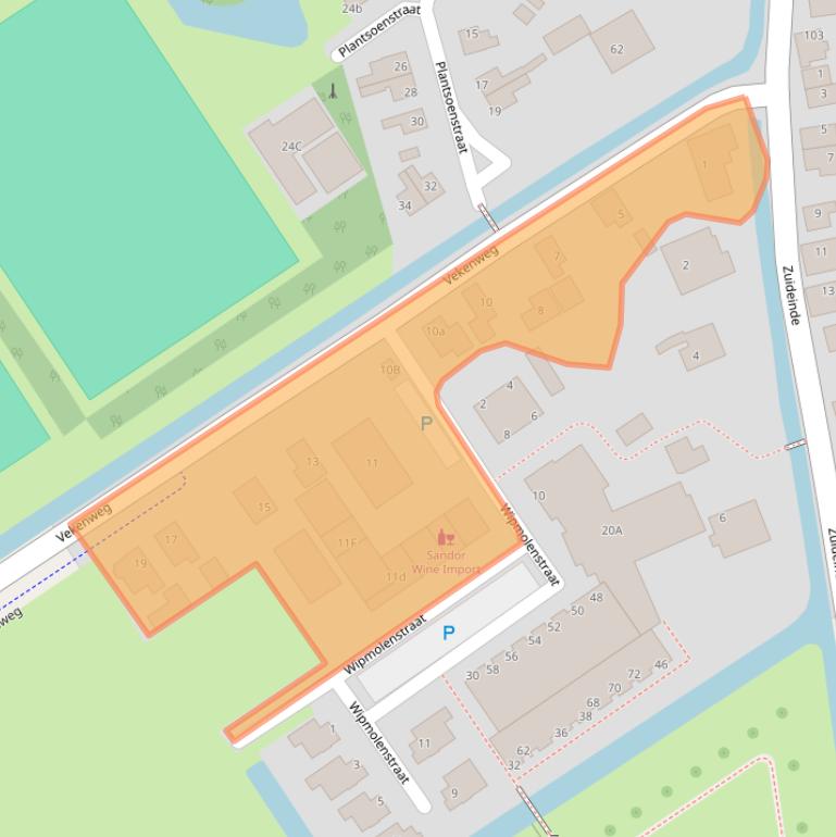 Kaart van postcodegebied 1657EC.