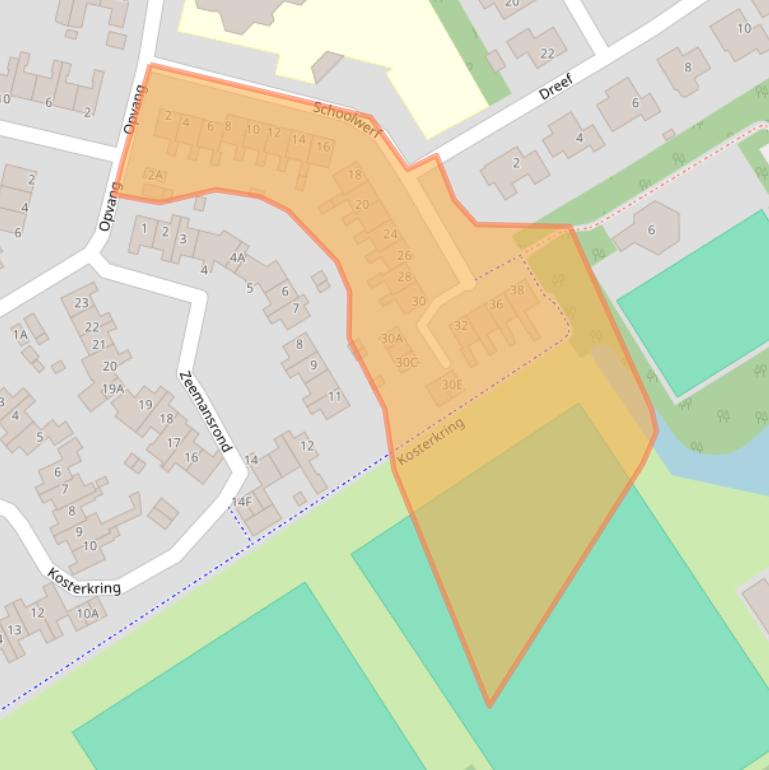 Kaart van postcodegebied 1657LE.