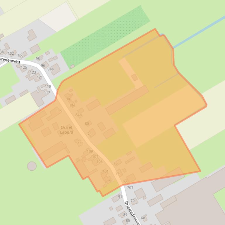 Kaart van postcodegebied 1661BJ.