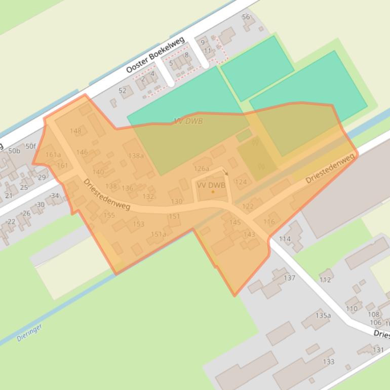 Kaart van postcodegebied 1661BL.