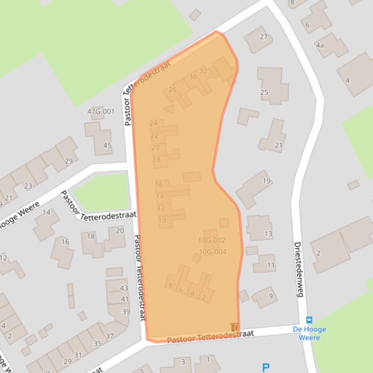 Kaart van postcodegebied 1662BC.