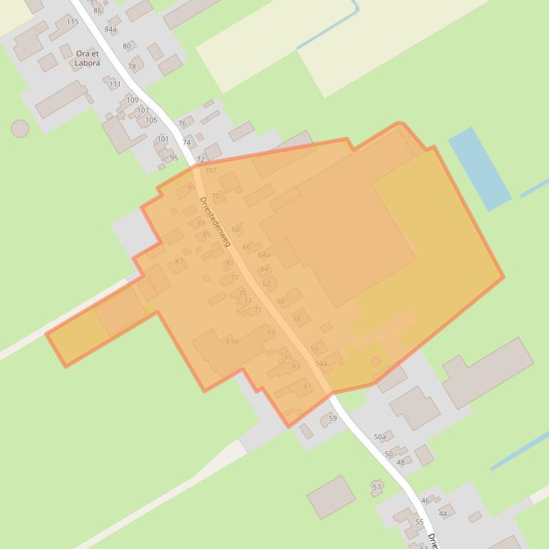 Kaart van postcodegebied 1662BH.