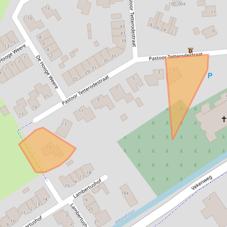 Kaart van postcodegebied 1663BB.