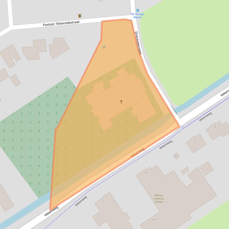 Kaart van postcodegebied 1663BD.