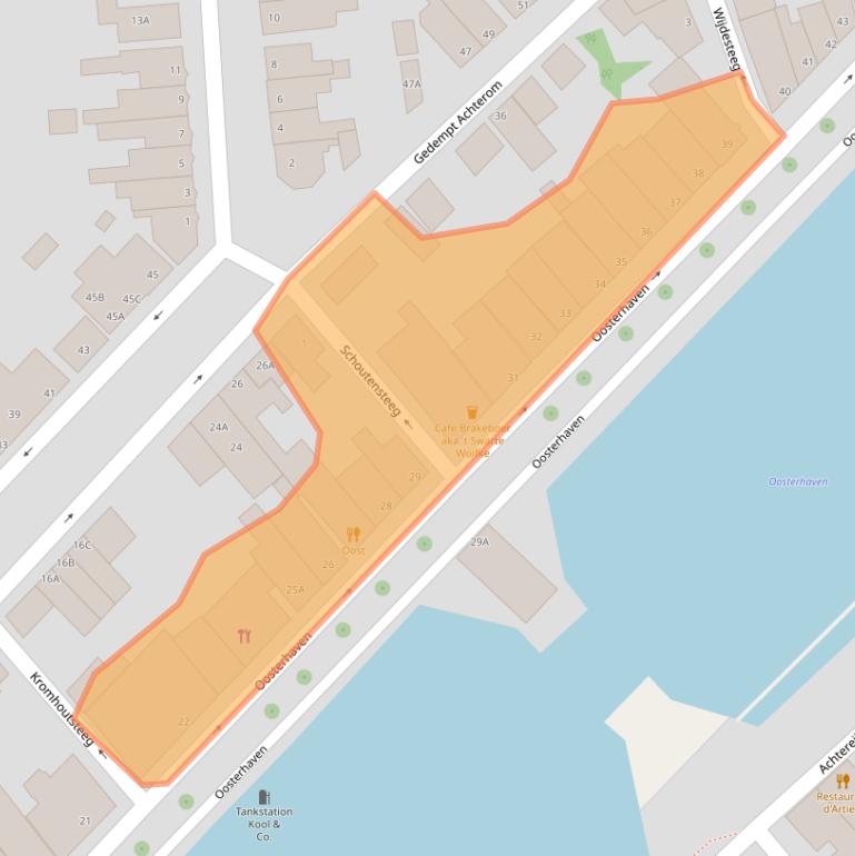 Kaart van postcodegebied 1671AB.