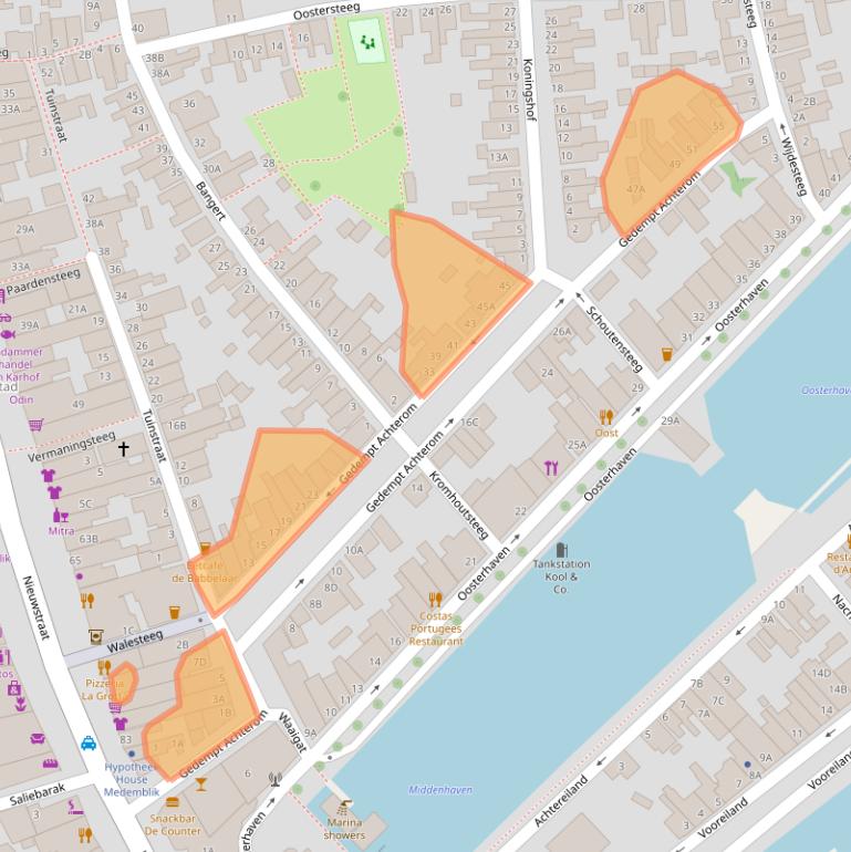 Kaart van postcodegebied 1671AE.