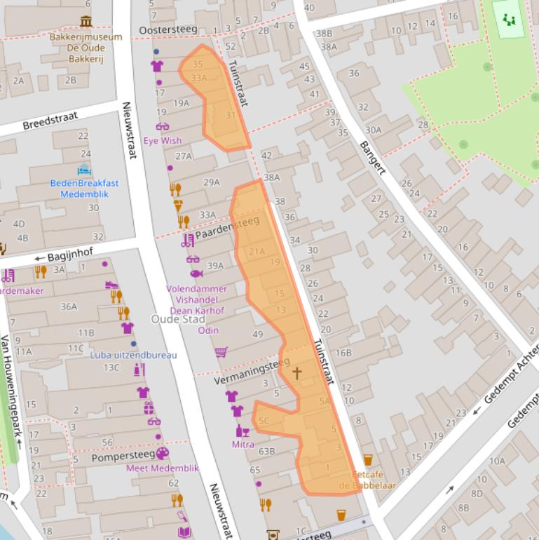 Kaart van postcodegebied 1671AH.