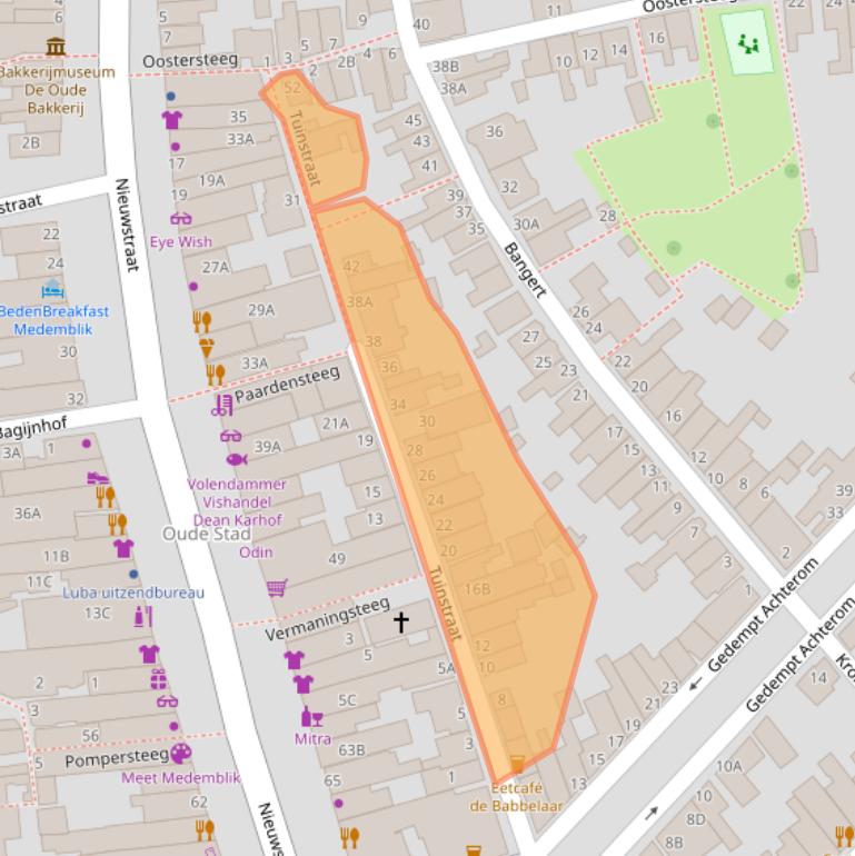 Kaart van postcodegebied 1671AJ.