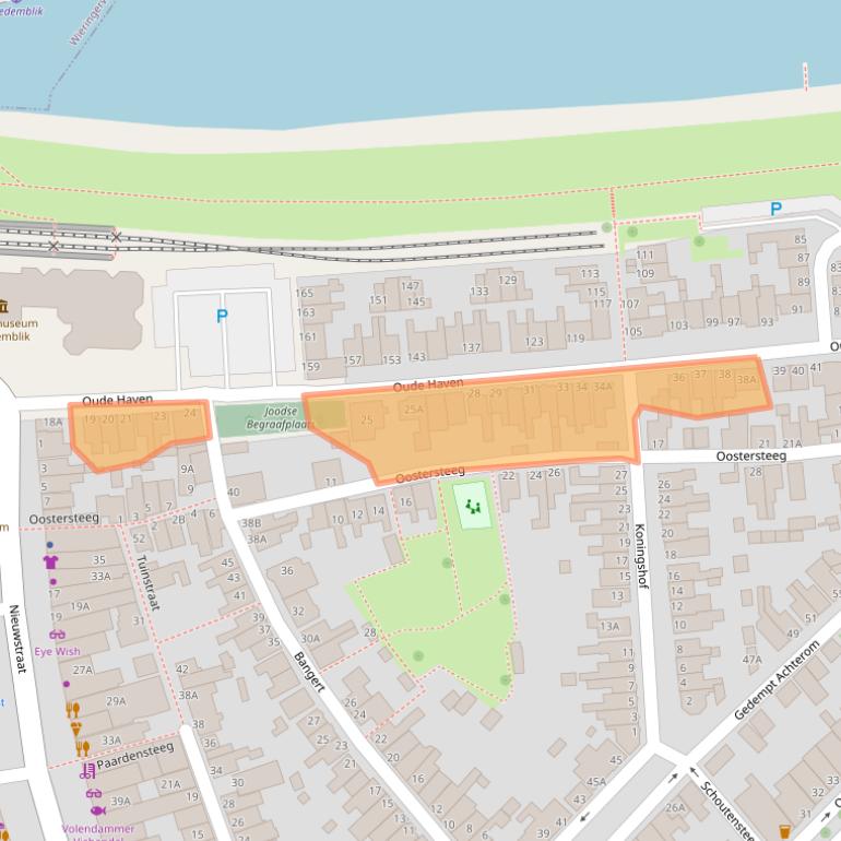 Kaart van postcodegebied 1671AT.