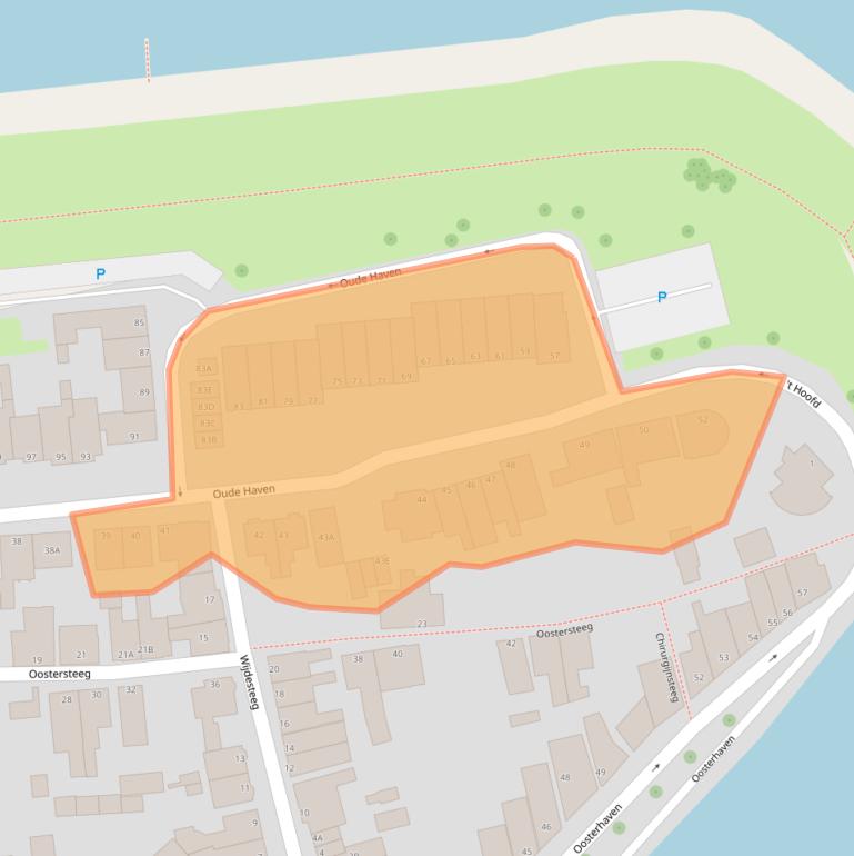 Kaart van postcodegebied 1671AV.