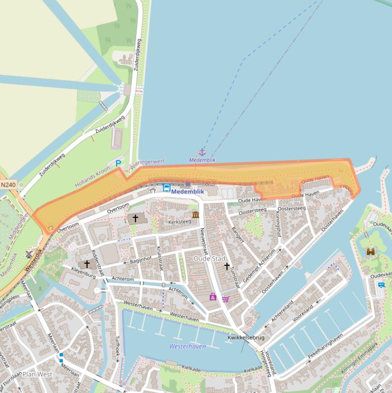 Kaart van postcodegebied 1671AX.