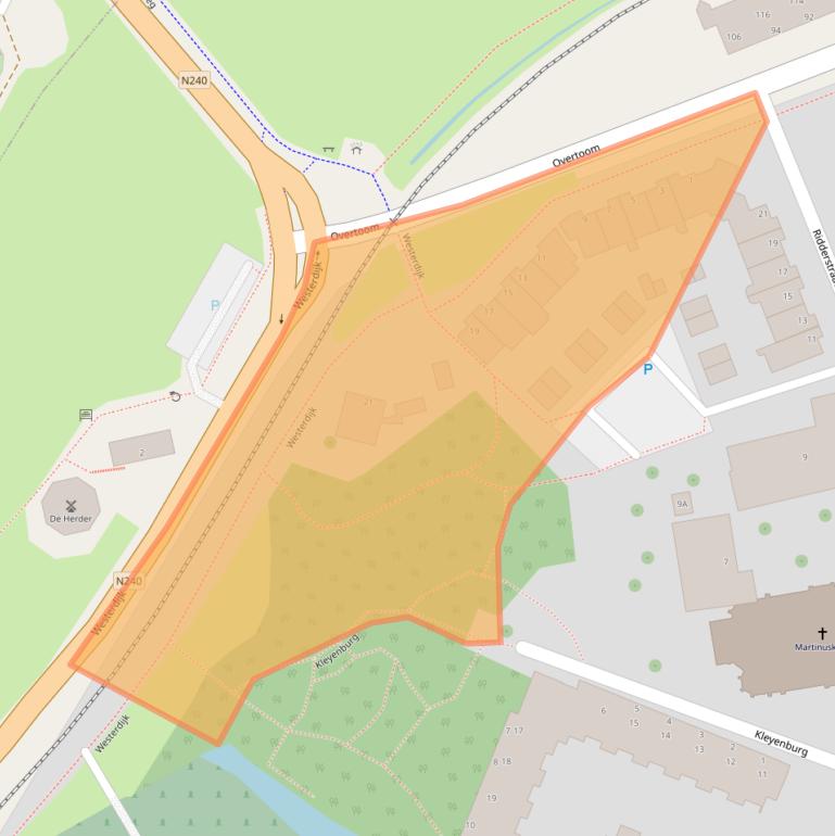 Kaart van postcodegebied 1671BS.