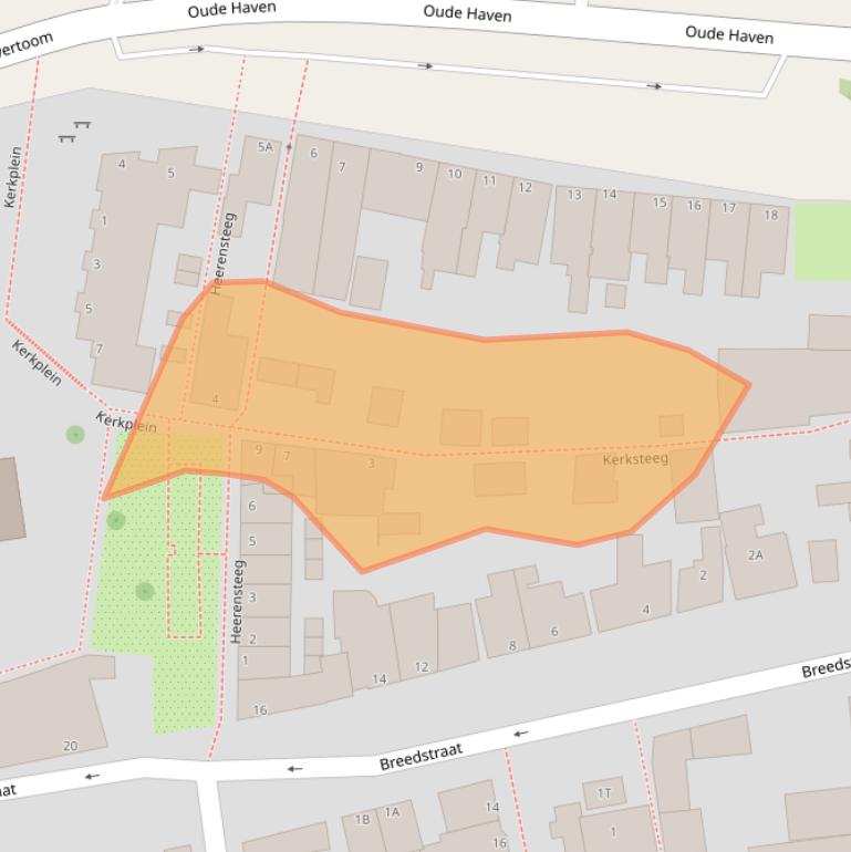 Kaart van postcodegebied 1671CA.