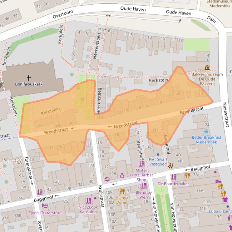 Kaart van postcodegebied 1671CB.