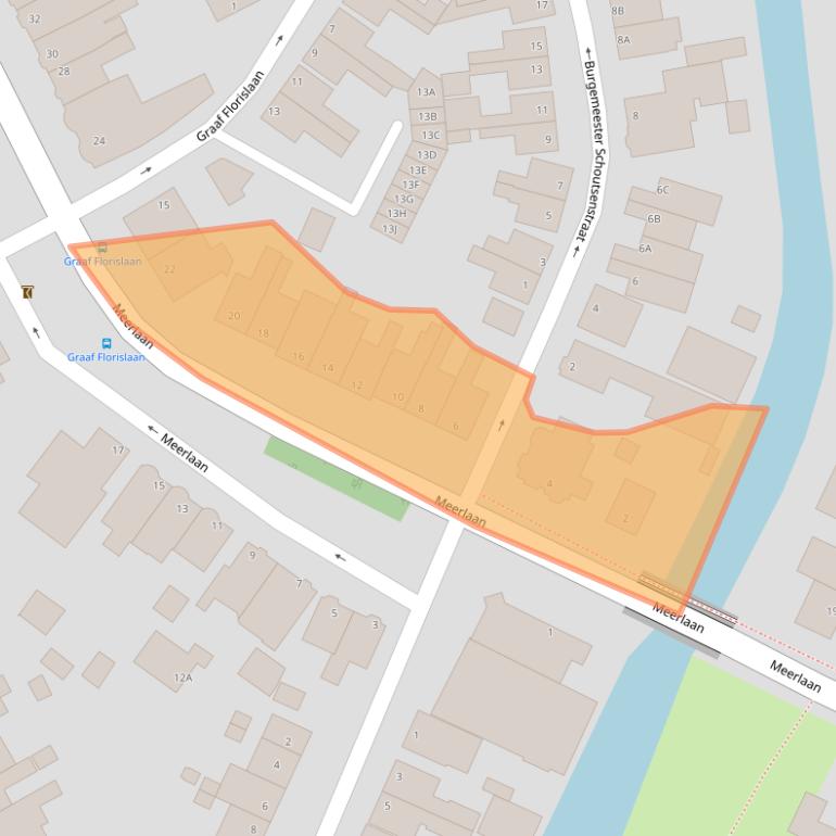 Kaart van postcodegebied 1671EE.