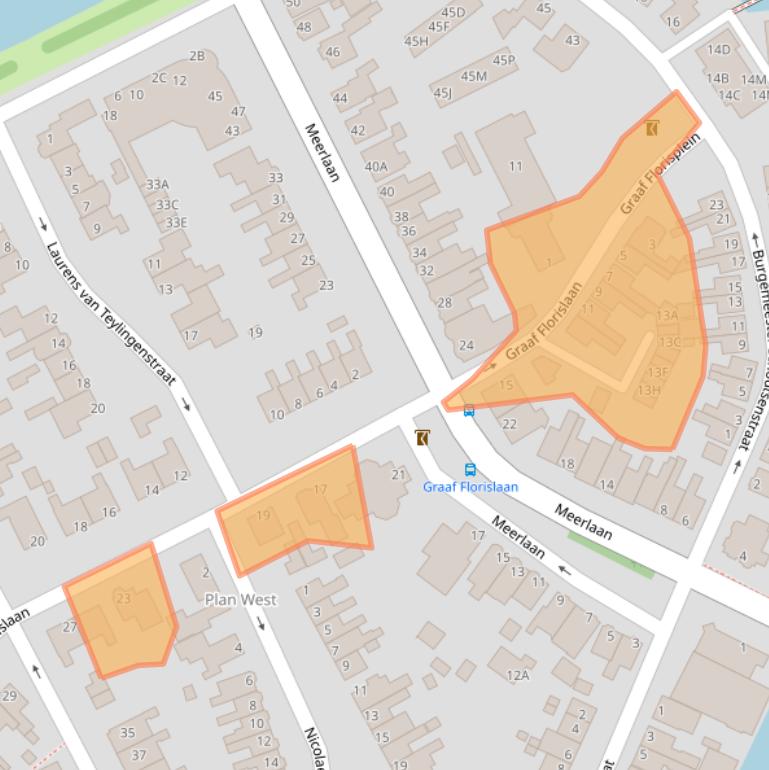 Kaart van postcodegebied 1671EH.