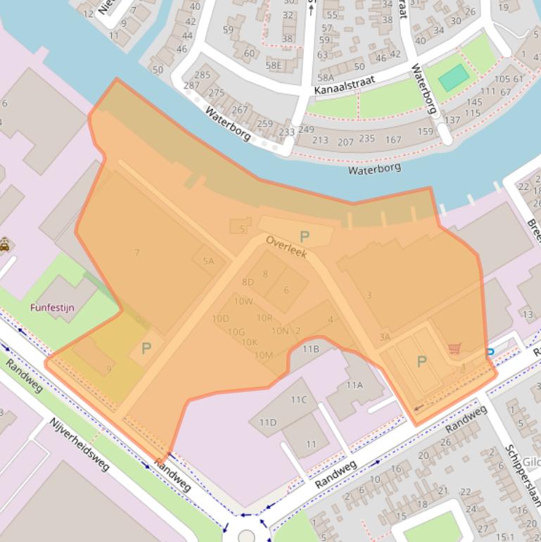 Kaart van postcodegebied 1671GD.