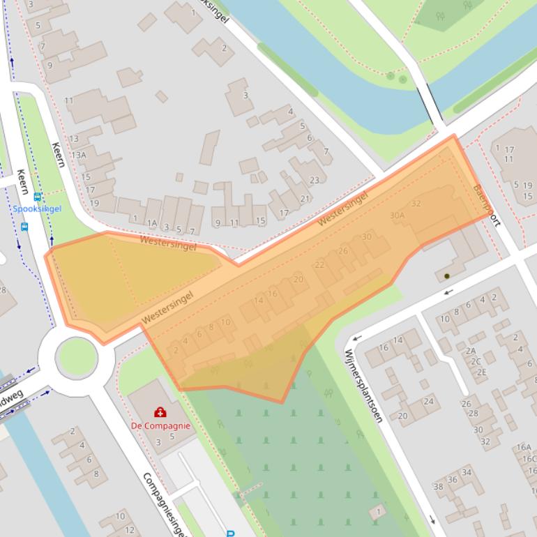 Kaart van postcodegebied 1671GN.