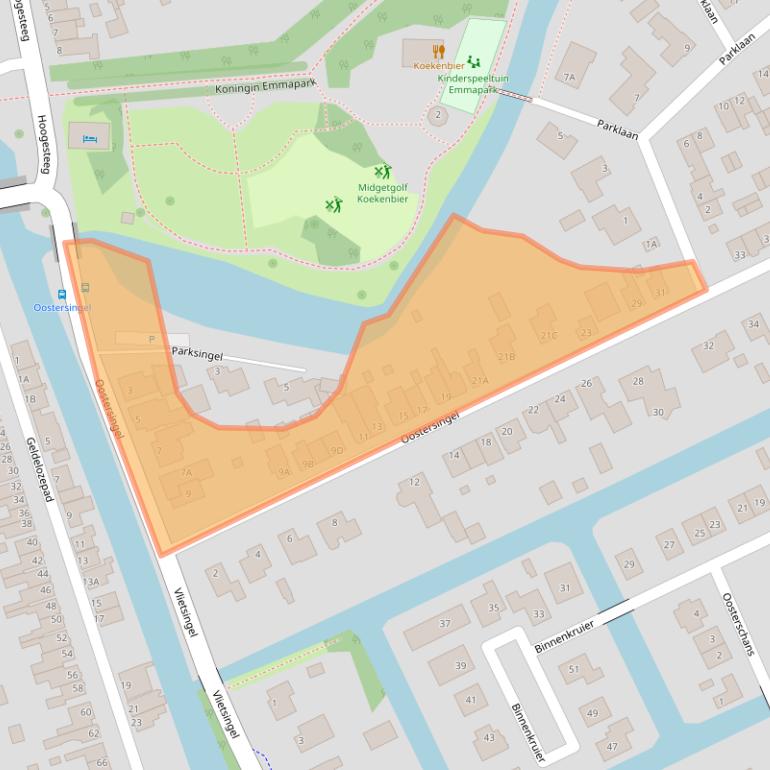 Kaart van postcodegebied 1671HA.