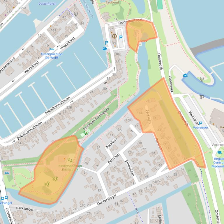 Kaart van postcodegebied 1671HE.