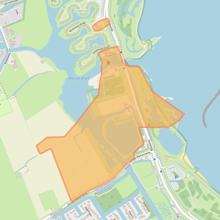 Kaart van postcodegebied 1671HJ.