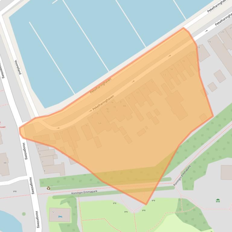 Kaart van postcodegebied 1671HL.