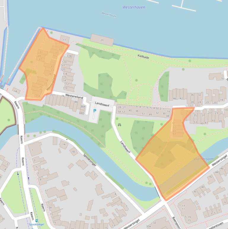 Kaart van postcodegebied 1671HZ.