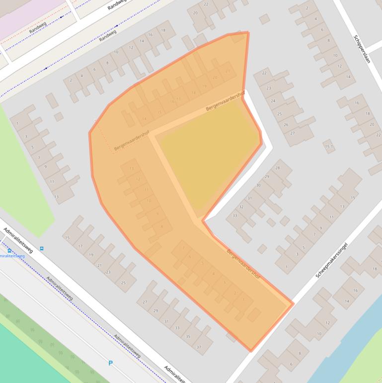 Kaart van postcodegebied 1671JD.