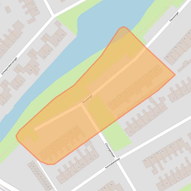 Kaart van postcodegebied 1671JL.