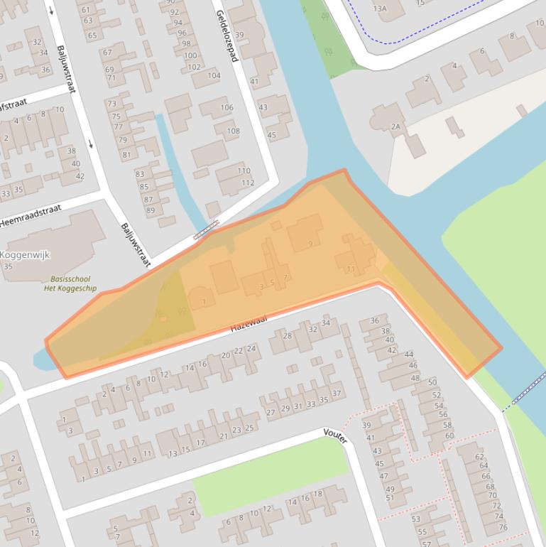 Kaart van postcodegebied 1671LA.