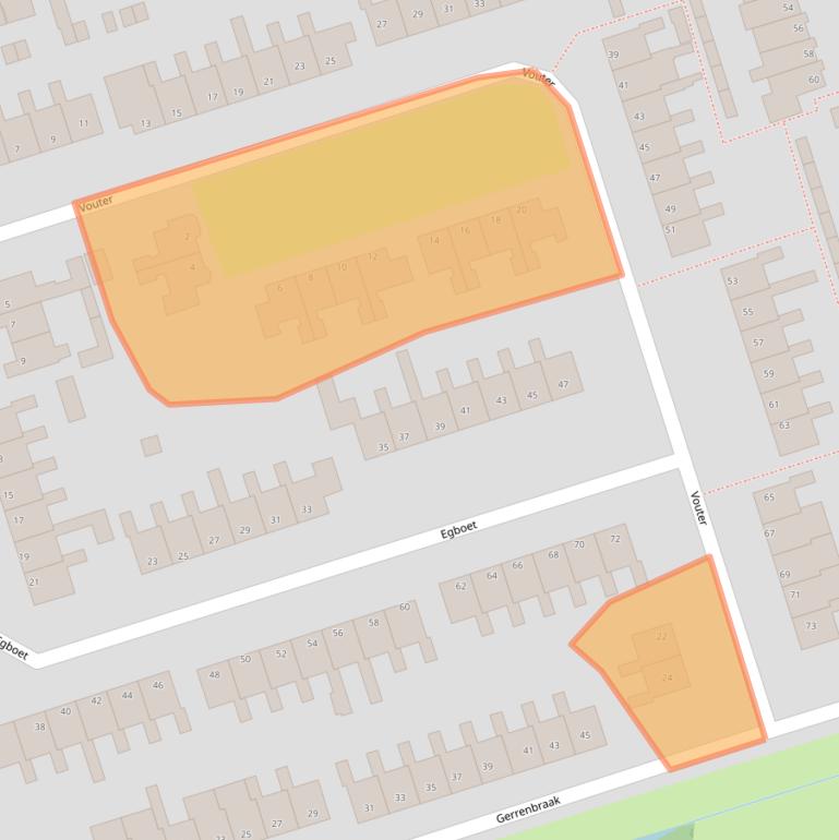 Kaart van postcodegebied 1671LG.