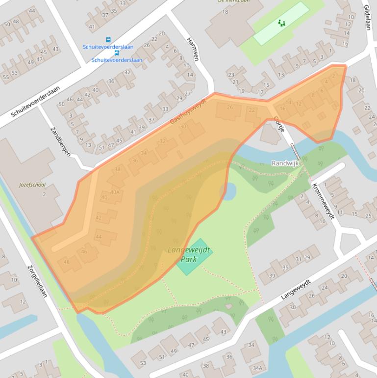 Kaart van postcodegebied 1671ME.