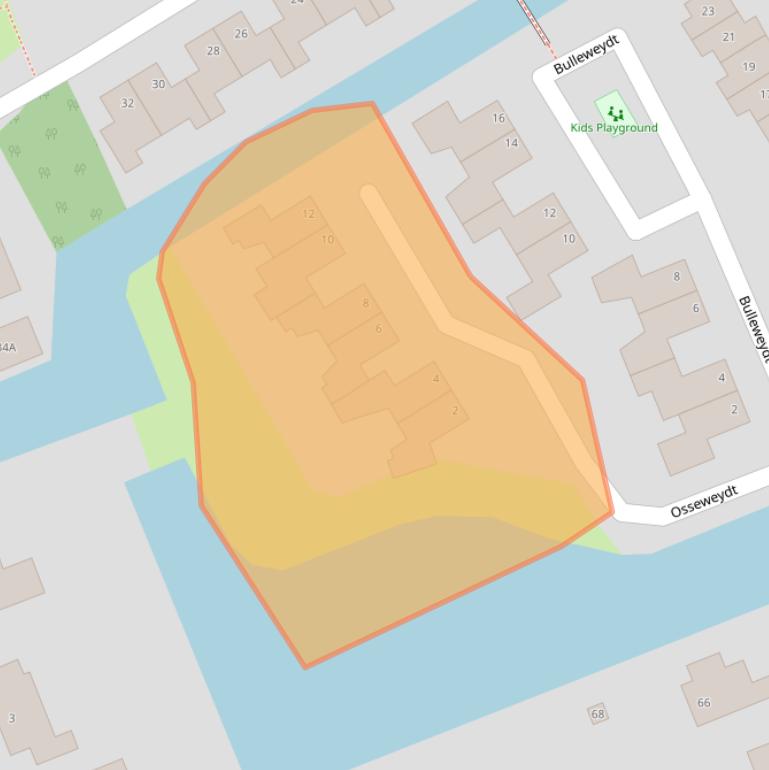 Kaart van postcodegebied 1671MT.