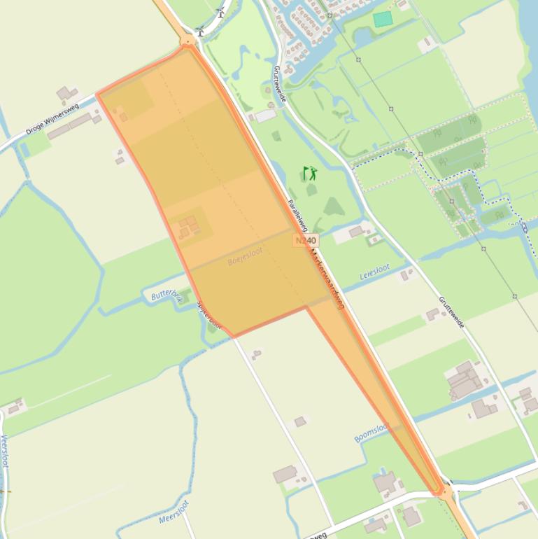 Kaart van postcodegebied 1671PB.