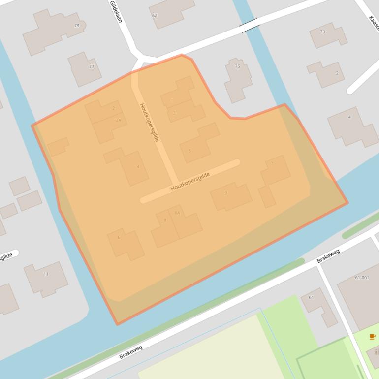 Kaart van postcodegebied 1671RB.