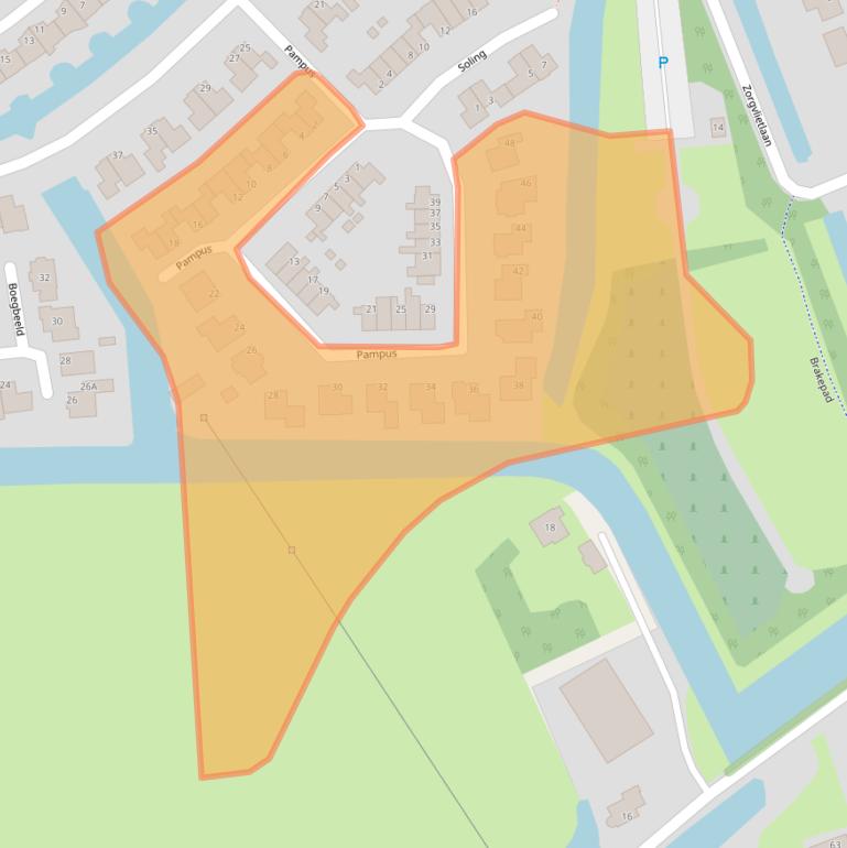 Kaart van postcodegebied 1671RK.