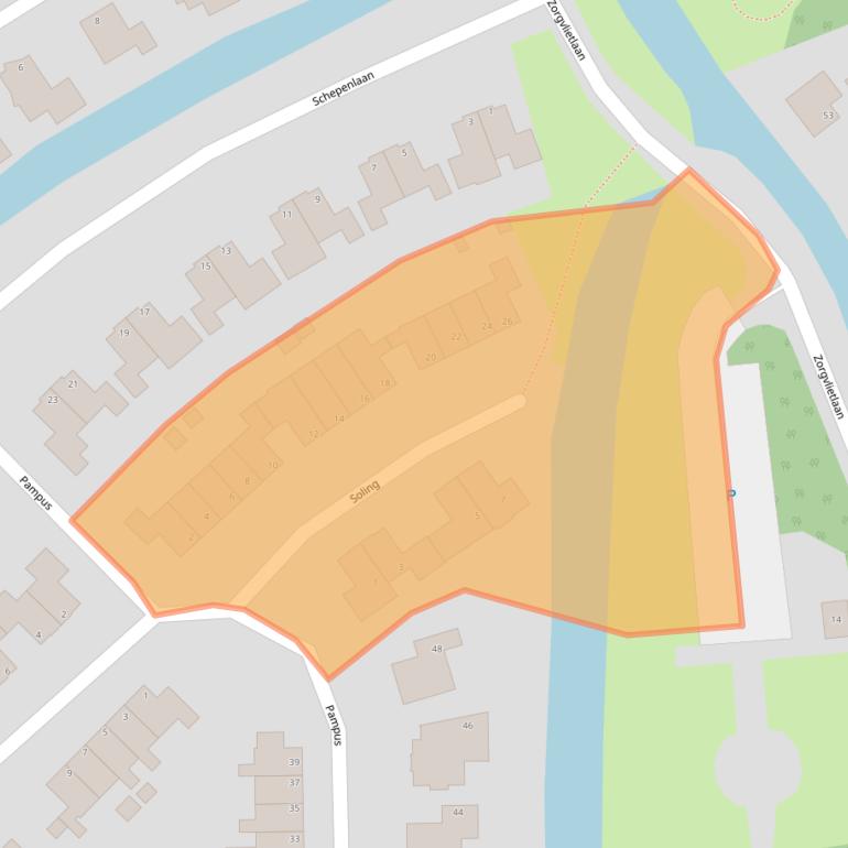 Kaart van postcodegebied 1671RM.