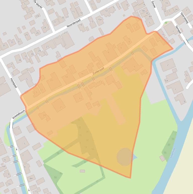 Kaart van postcodegebied 1674NK.