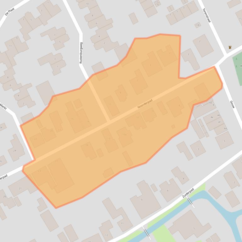 Kaart van postcodegebied 1674NR.