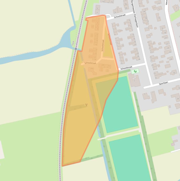 Kaart van postcodegebied 1674PD.