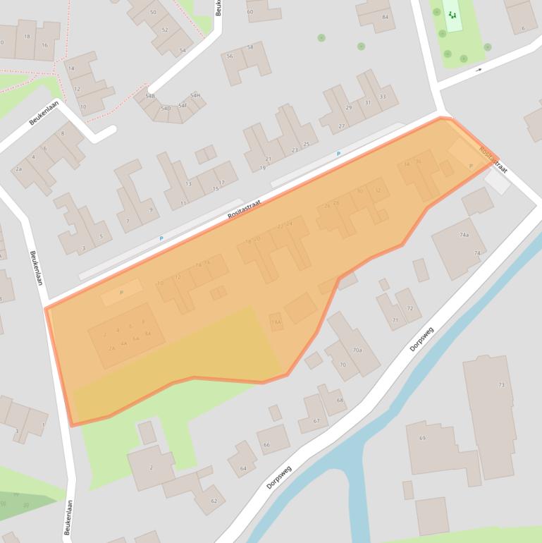 Kaart van postcodegebied 1676GX.