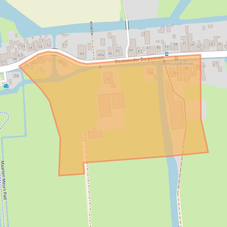 Kaart van postcodegebied 1678HH.